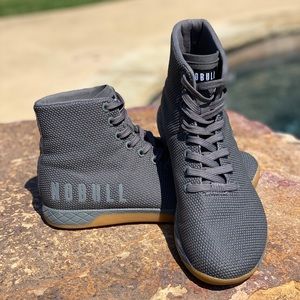Nobull High-top dark grey gum trainers